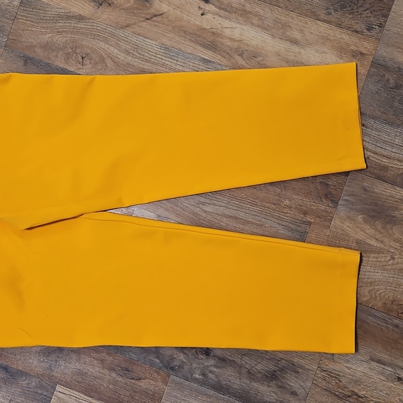 👖Rachel Zoe Mustard Gold Ankle Pants - Picture 4 of 9